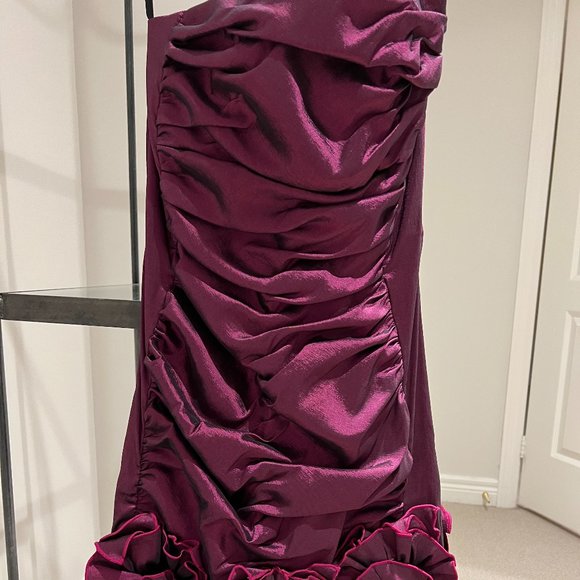 Iridescent Taffeta party dress - Picture 2 of 4